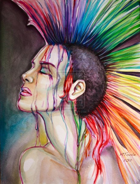 glam punk rock melting by mistyz23-d5mg5