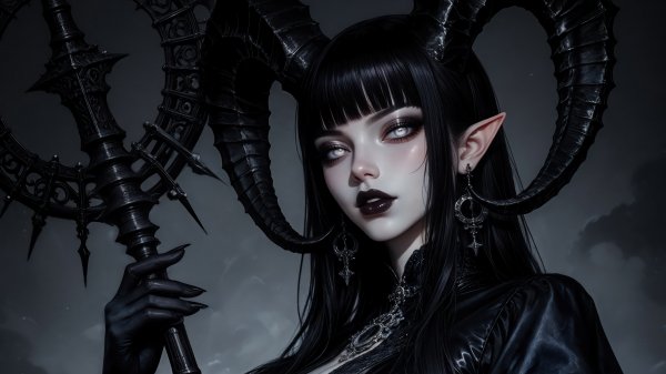 Capricorn-zodiac-fantasy-girl-horn-4k 118@5@h