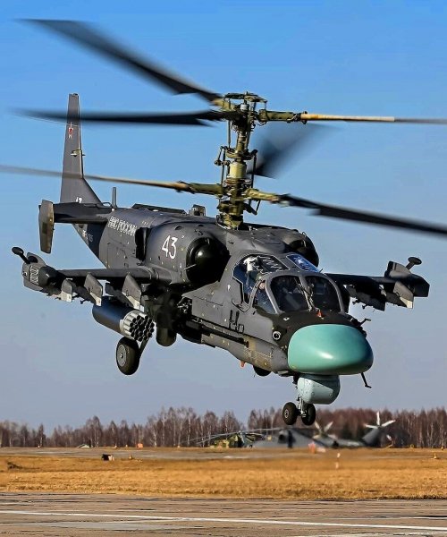 Разведывательно-ударный вертолет Ка-52 Аллигатор