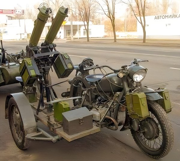 Днепр-16М (Военный Мотоцикл)