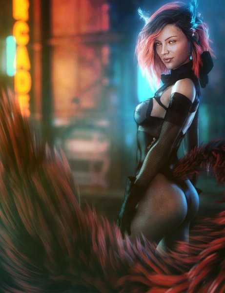 sci-fi-cat-girl-fantasy-art full