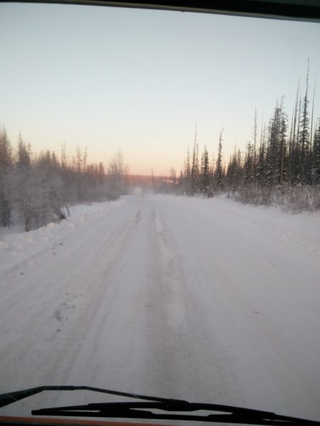 Зимник Мирный-Усть-Кут 2017