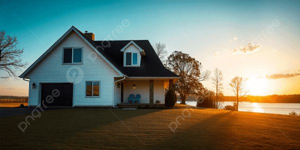 Pngtree-a-real-state-housunset-picture-image 16144727