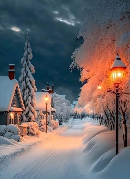 Зимний вечер