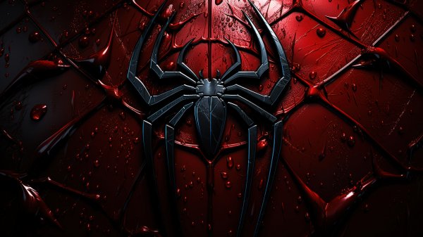 Spider-man-chest-logo-4k-wallpaper 819@2@b