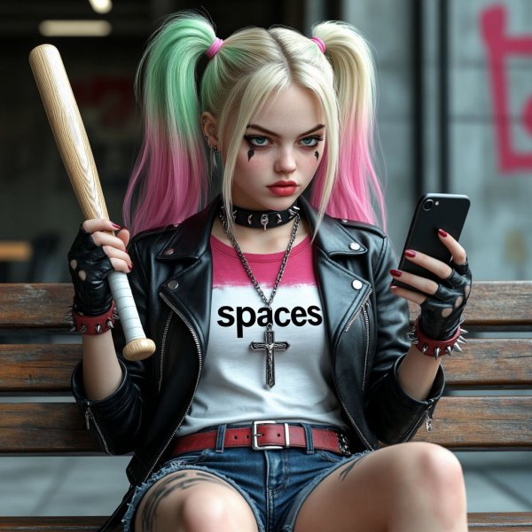 Злая девочка spaces