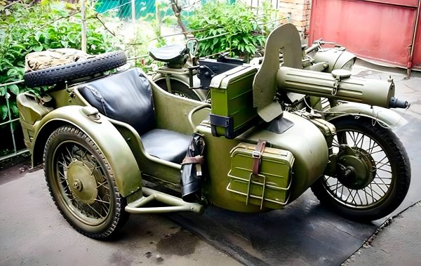 Днепр-16М (Военный Мотоцикл)