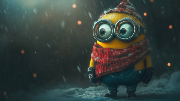 Minion-winter-4k 510@5@c