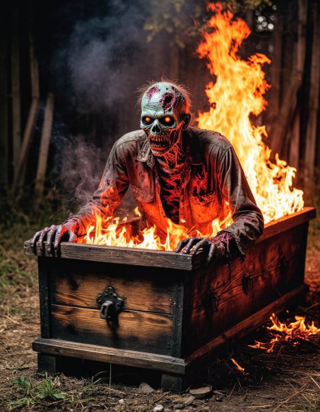 Burn dead