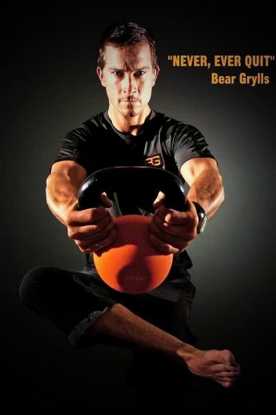Bear Grylls - "Never, Ever Quit"