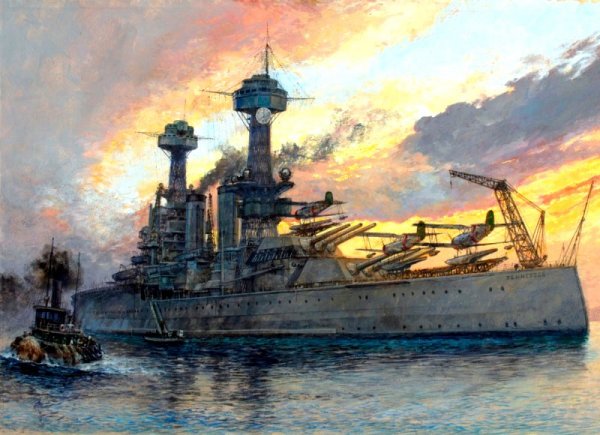 Американский линкор "Tennessee"