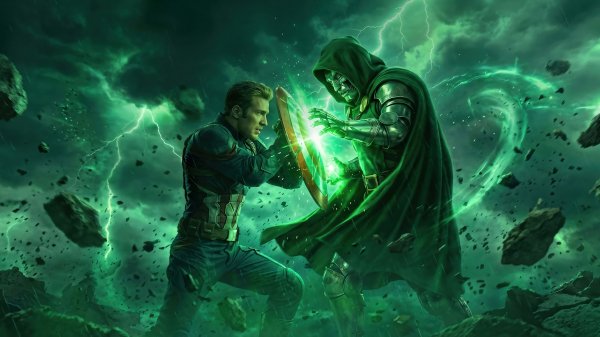 Doctor-doom-vs-captain-america-avengers-doomsday-4k 596@5@m