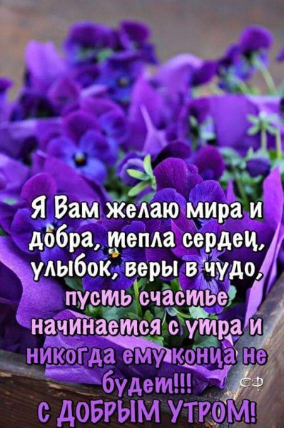 Я ВАМ ЖЕЛАЮ МИРА И ДОБРА!