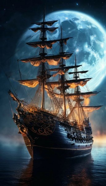 Пиратский корабль